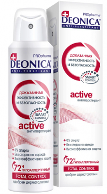 Купить deonica for women active (деоника) антиперспирант аэрозоль, 150мл в Городце