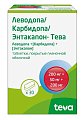 Купить леводопа/карбидопа/энтакапон-тева, таблетки покрытые пленочной оболочкой 200 мг+50 мг+200 мг, 30 шт в Городце