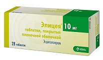 Купить элицея, таблетки, покрытые пленочной оболочкой 10мг, 28 шт в Городце