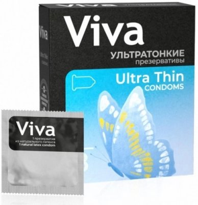 Купить viva (вива) презервативы ультратонкие 3шт в Городце