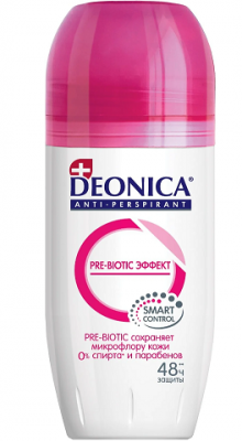 Купить deonica (деоника) дезодорант антиперспирант pre-biotic эффект ролик, 50мл в Городце