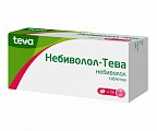 Купить небиволол-тева, таблетки 5мг, 56шт в Городце