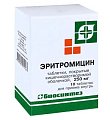 Купить эритромицин, таблетки, покрытые пленочной оболочкой 250мг, 10 шт в Городце