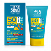 Купить librederm bronzeada (либридерм) крем для детей солнцезащитный с омега 3-6-9 и термальной водой, 150мл spf50 в Городце
