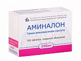 Купить аминалон, таблетки, покрытые оболочкой 250мг, 100 шт в Городце