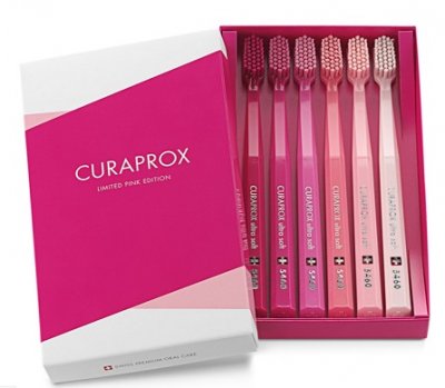 Купить curaprox (курапрокс) набор зубных щеток рink cs5460b розовый, 6 шт в Городце
