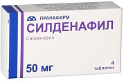 Купить силденафил, таблетки, покрытые пленочной оболочкой 50мг, 4 шт в Городце