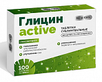 Купить глицин актив bioforte, таблетки для рассасывания 100мг 100шт бад в Городце