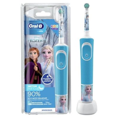 Купить орал-би (oral-b) электрическая зубная щетка vitality kids frozen (d100.413.2k) в Городце