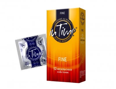 Купить in time (ин тайм) презервативы файн особо тонкие 12шт в Городце