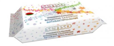 Купить senso (сенсо) салфетки влажные универсальные антибактериальные 100шт в Городце
