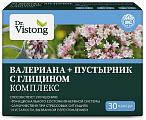 Купить dr vistong (д-р вистонг) комплекс валериана+пустырник с глицином, капсулы 30 шт бад в Городце