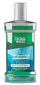 Купить глобал вайт (global white) ополаскиватель для полости рта максимальная защита забота об эмали и деснах fruit mix, 300мл в Городце