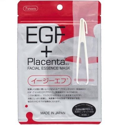 Купить japan gals (джапан галс) маска плацента и egf фактором facial essence, 7 шт в Городце