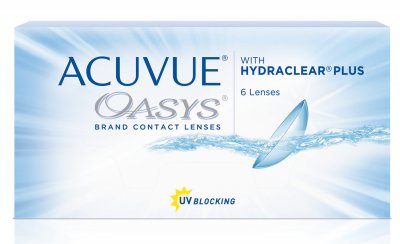 Купить контактные линзы acuvue oasys with hydraclear plus, 6 pk -7,50 (8,4) в Городце