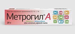 Купить метрогил а, гель для наружного применения 0,1%+1%, 20г в Городце