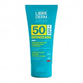 Купить librederm bronzeada (либридерм) крем солнцезащитный для лица и зоны декольте, 50мл spf50 в Городце
