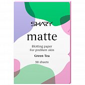 Купить шери (shary) салфетки для лица матирующие для проблемной кожи зеленый чай, 50 шт в Городце