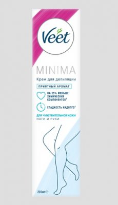 Купить veet minima (вит) крем для депиляции для чувствительной кожи, 200мл в Городце