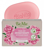 Купить biomio (биомио) bio-soap aromatherapy мыло натуральное пион и эфирное масло пальмарозы 90 гр в Городце