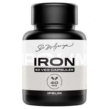 Железа бисглицинат IPSUM, капсулы 686мг, 60шт БАД