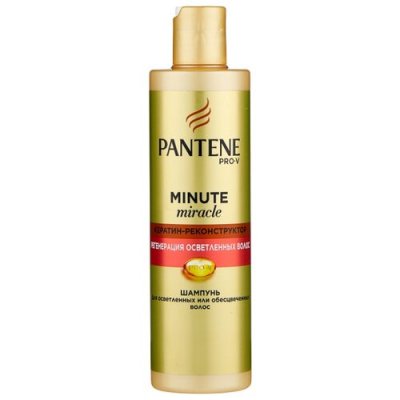 Купить pantene pro-v (пантин) шампунь minute miracle мицелярный регенерирующий для осветленных волос, 270 мл в Городце