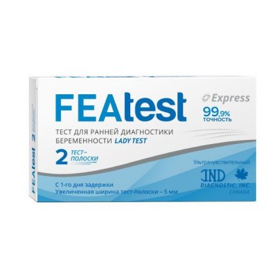 Купить тест для определения беременности featest (феатест), 2 шт в Городце