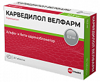 Купить карведилол велфарм, таблетки 12,5мг 30шт в Городце