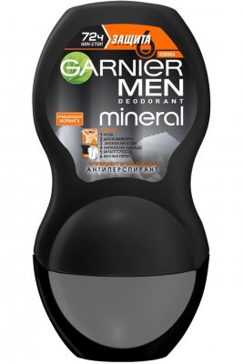 Купить garnier men mineral (гарньер) дезодорант-антиперспирант защита 6 72 часа ролик, 50мл в Городце