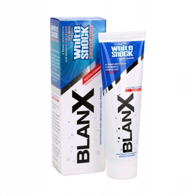Купить бланкс (blanx) зубная паста вайт шок мгновенное отбеливание,75мл в Городце