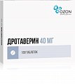 Купить дротаверин, таблетки 40мг, 100 шт в Городце