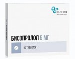 Купить бисопролол, таблетки, покрытые пленочной оболочкой 5мг, 50 шт в Городце