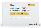 Купить сигдуо лонг, таблетки с модифицированным высвобождением покрытые пленочной оболочкой 10мг+1000мг, 30 шт в Городце
