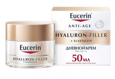 Купить eucerin hyaluron-filler+elasticity (эуцерин) крем для лица дневной 50 мл в Городце