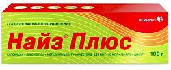 Купить найз плюс, гель для наружного применения 0,25 мг/г+50 мг/г+100 мг/г+10 мг/г, 100 г в Городце