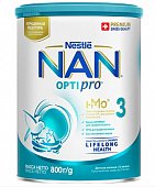 Купить nan optipro 3 (нан) смесь сухая для детей с 12 месяцев, 800г в Городце