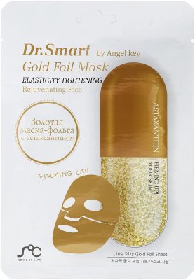 Купить dr. smart (др.смарт) by angel key маска тканевая для лица омолаживающая с астаксантином, 1 шт в Городце