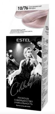 Купить estel (эстель) краска-уход для волос celebrity тон 10/76 скандинавский блондин в Городце