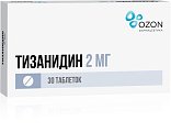 Купить тизанидин, таблетки 2мг, 30шт в Городце