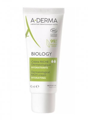 Купить a-derma biology (а-дерма) крем для хрупкой кожи лица и шеи насыщенный увлажняющий, 40мл в Городце