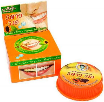 Купить 5 star cosmetic (5 стар косметик) зубная паста травяная с экстрактом папайи, 25г в Городце