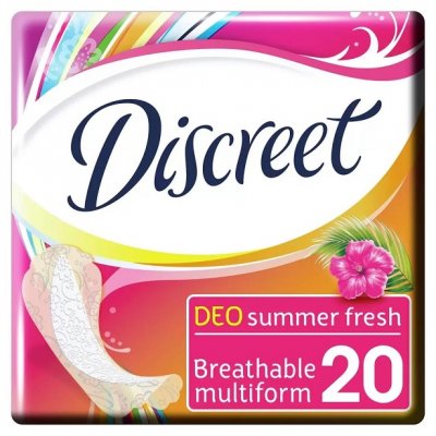Купить discreet (дискрит) прокладки део летняя свежесть 20шт в Городце