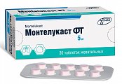 Купить монтелукаст фт, таблетки жевательные 5мг, 30 шт в Городце