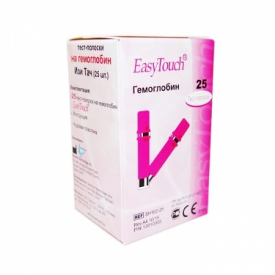Купить тест-полоски easytouch (изи тач) гемоглобин, 25 шт в Городце