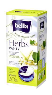 Купить bella (белла) прокладки panty herbes с экстрактом липового цвета 20 шт в Городце