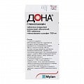 Купить дона, таблетки, покрытые пленочной оболочкой 750мг, 180шт в Городце