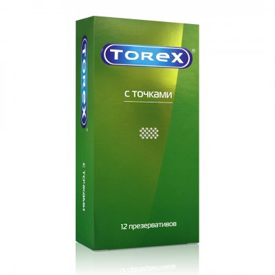 Купить torex (торекс) презервативы с точками 12шт в Городце