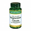 Купить nature's bounty (нэйчес баунти) цитрат магния с витамином в6, таблетки 60 шт бад в Городце