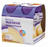 Купить nutridrink (нутридринк) компакт протеин согревающий вкус имбиря и тропических фруктов 125мл, 4 шт в Городце