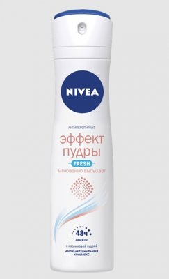 Купить nivea (нивея) део дезодорант спрей эффект пудры fresh, 150мл в Городце